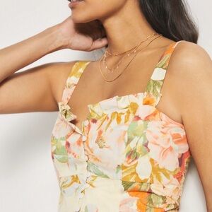 Maeve Floral Peplum Top